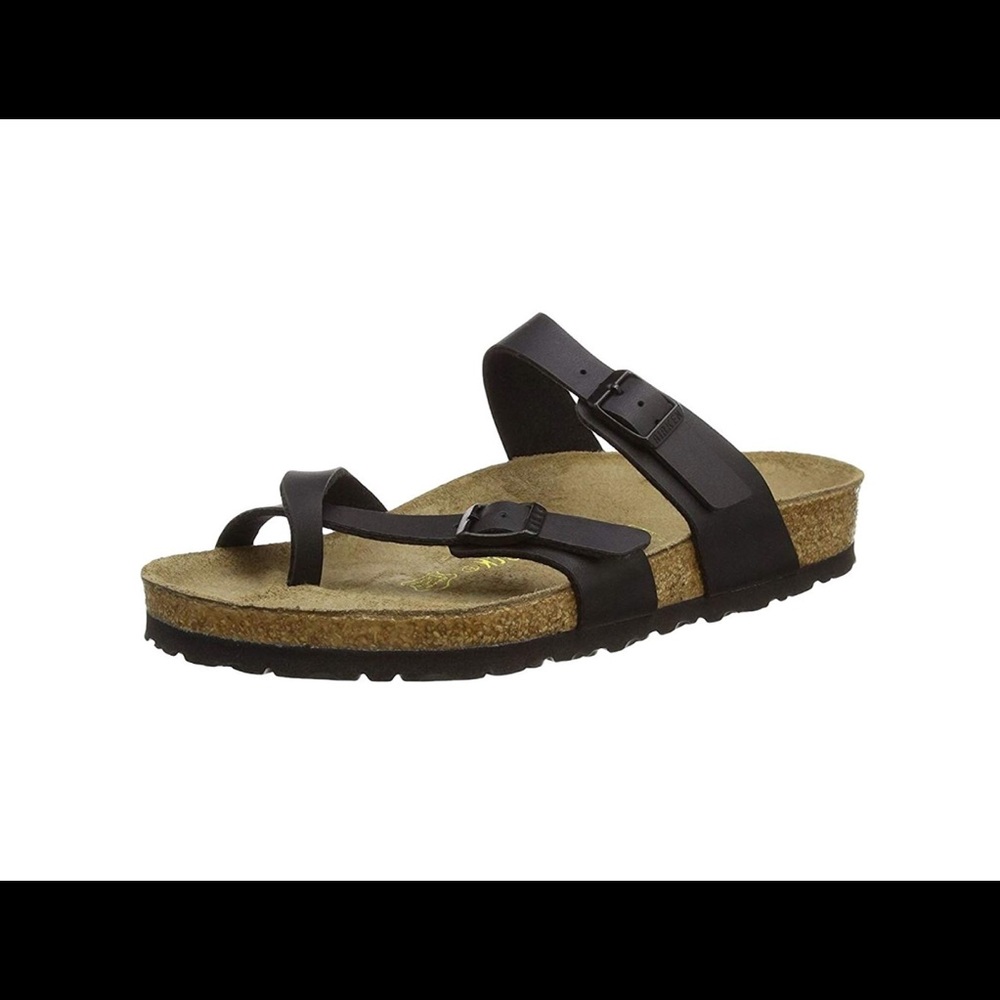 BIRKENSTOCK Mayari Black Birko-Flor Sandals